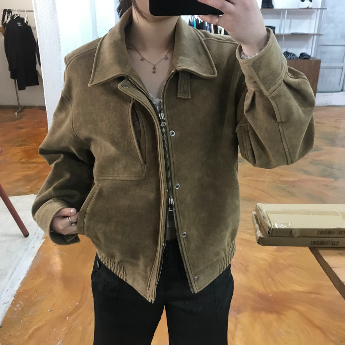 빈티지 리얼 스웨이드 자켓 상품이미지10