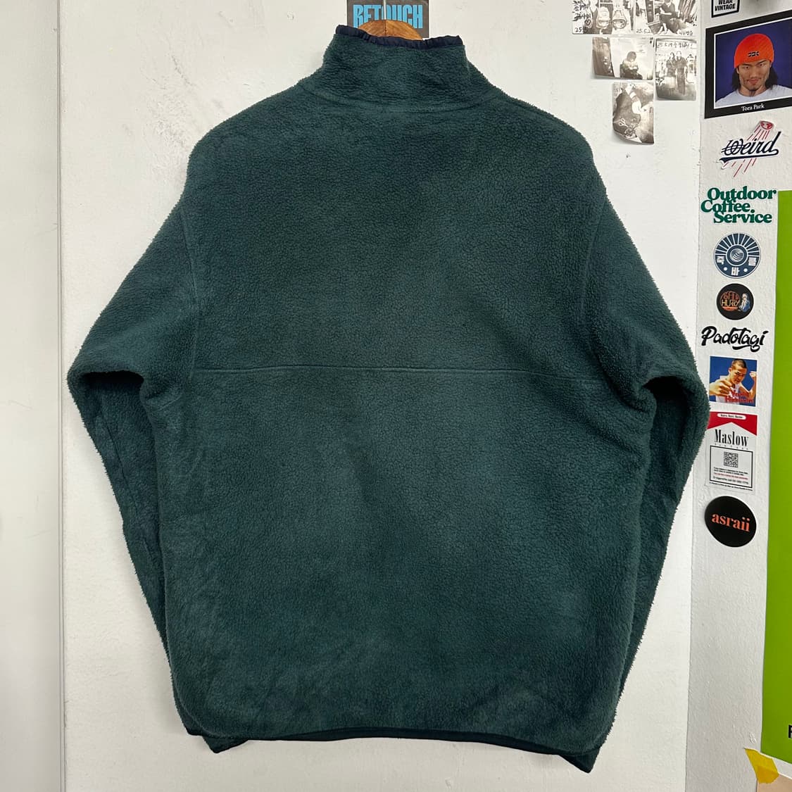 90‘s 파타고니아 신칠라 스냅티 ’딥그린/네이비‘ 상품이미지8