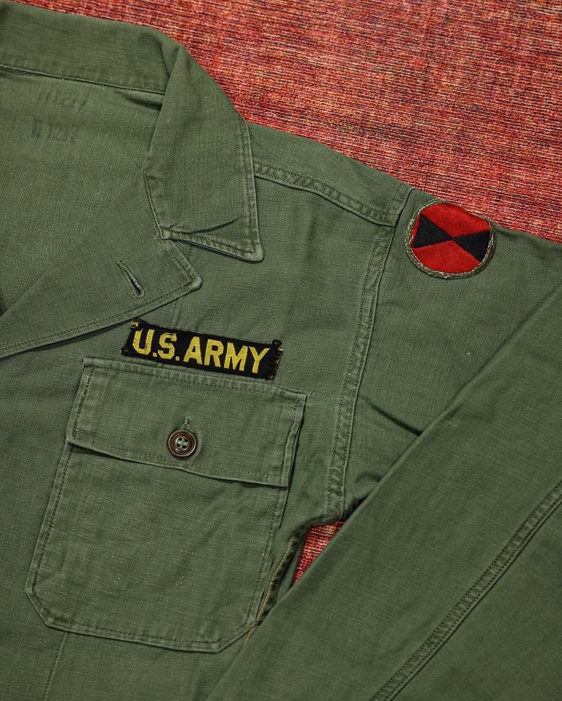 50~60s 오리지널 밀리터리 og107 셔츠 판매 상품이미지3