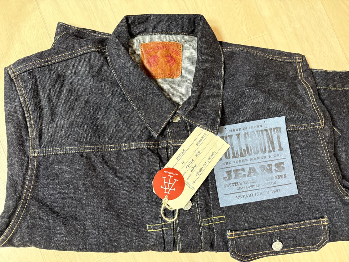 FULLCOUNT 풀카운트 데님자켓 2107XXW 상품이미지1