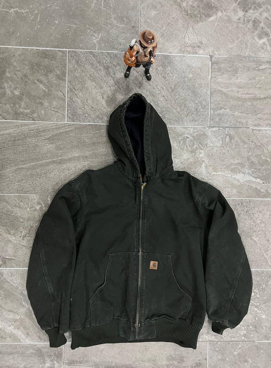 (XL) 칼하트 후드 덕 액티브 자켓 J130 MOS 모스그린 상품이미지1