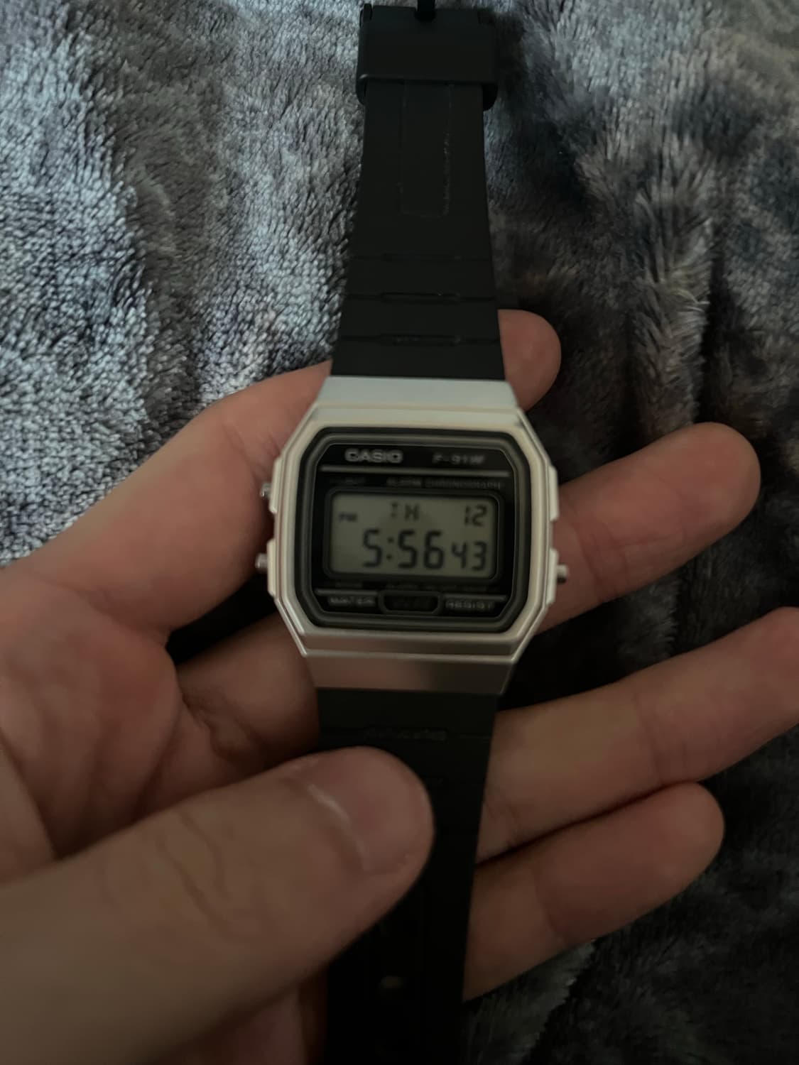 카시오 f-91w 손목시계 블랙 상품이미지1