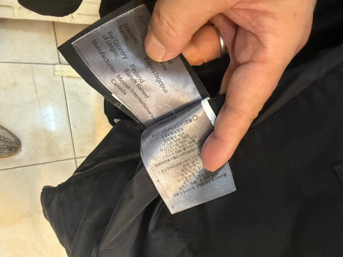 105 정품 무스너클 쓰리쿼터 패딩 팝니다 상품이미지9