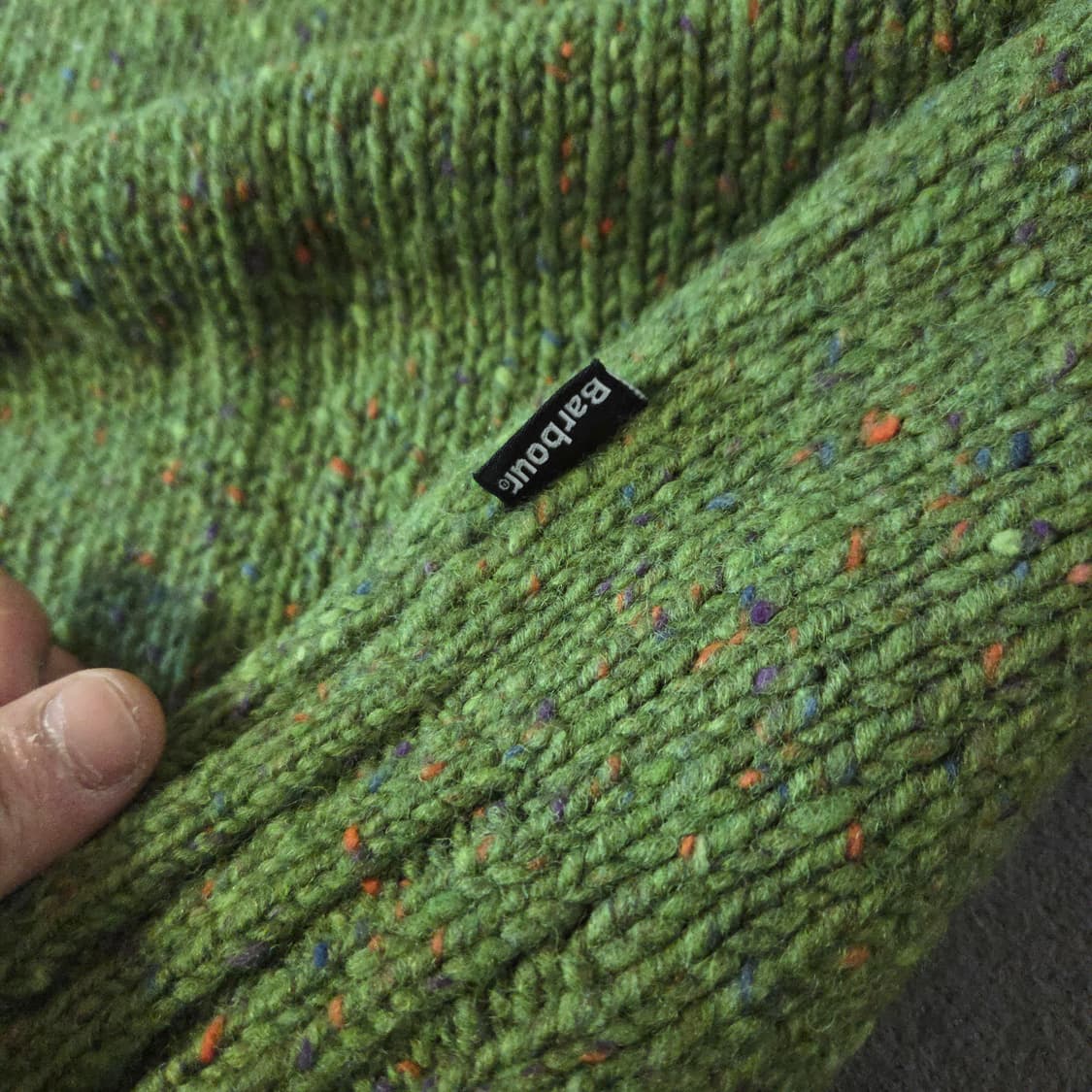 바버 울 쉐기독 니트 스웨터 L 상품이미지6