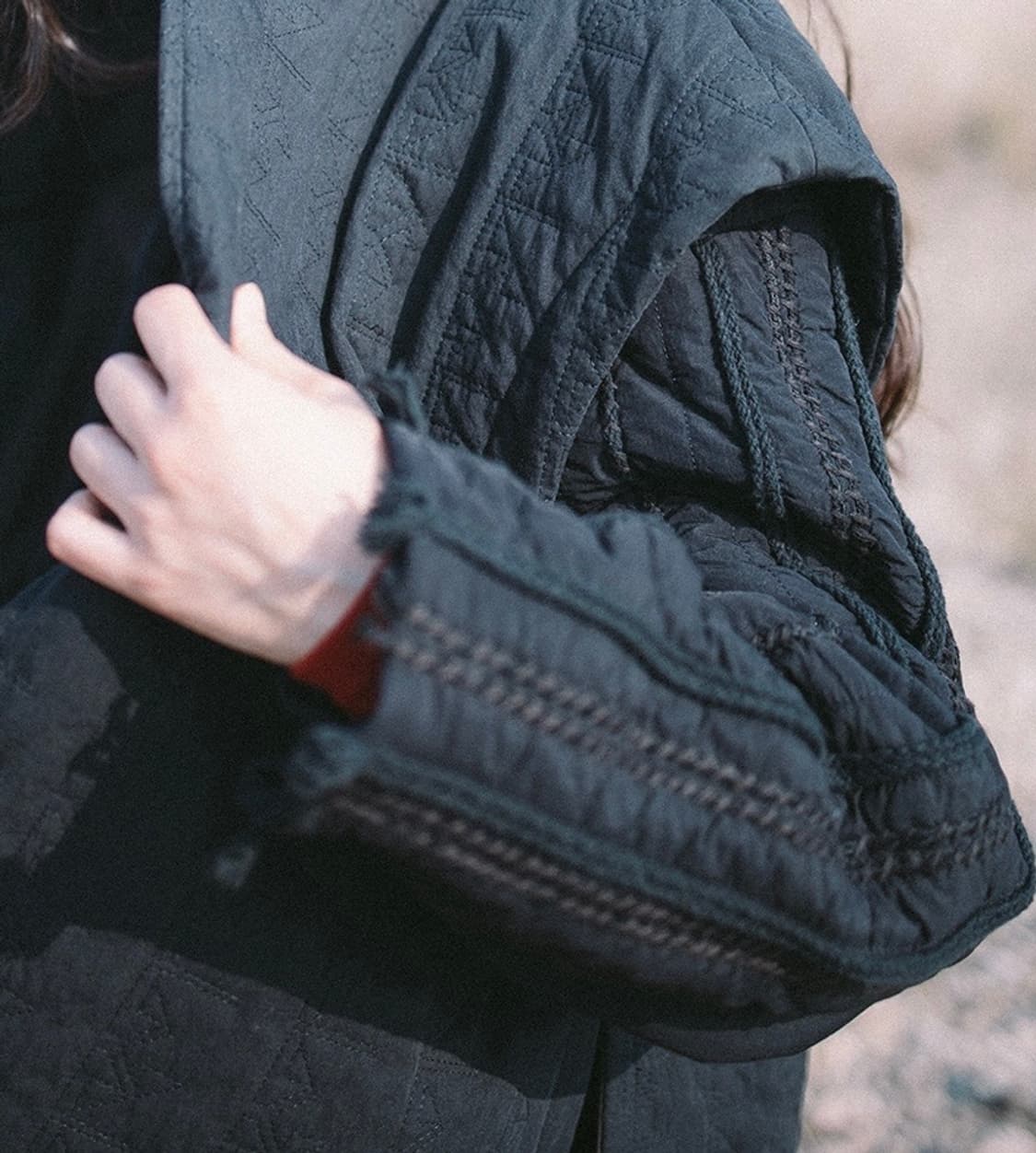 수목 soomok 카우칭 퀼팅 자켓 상품이미지5