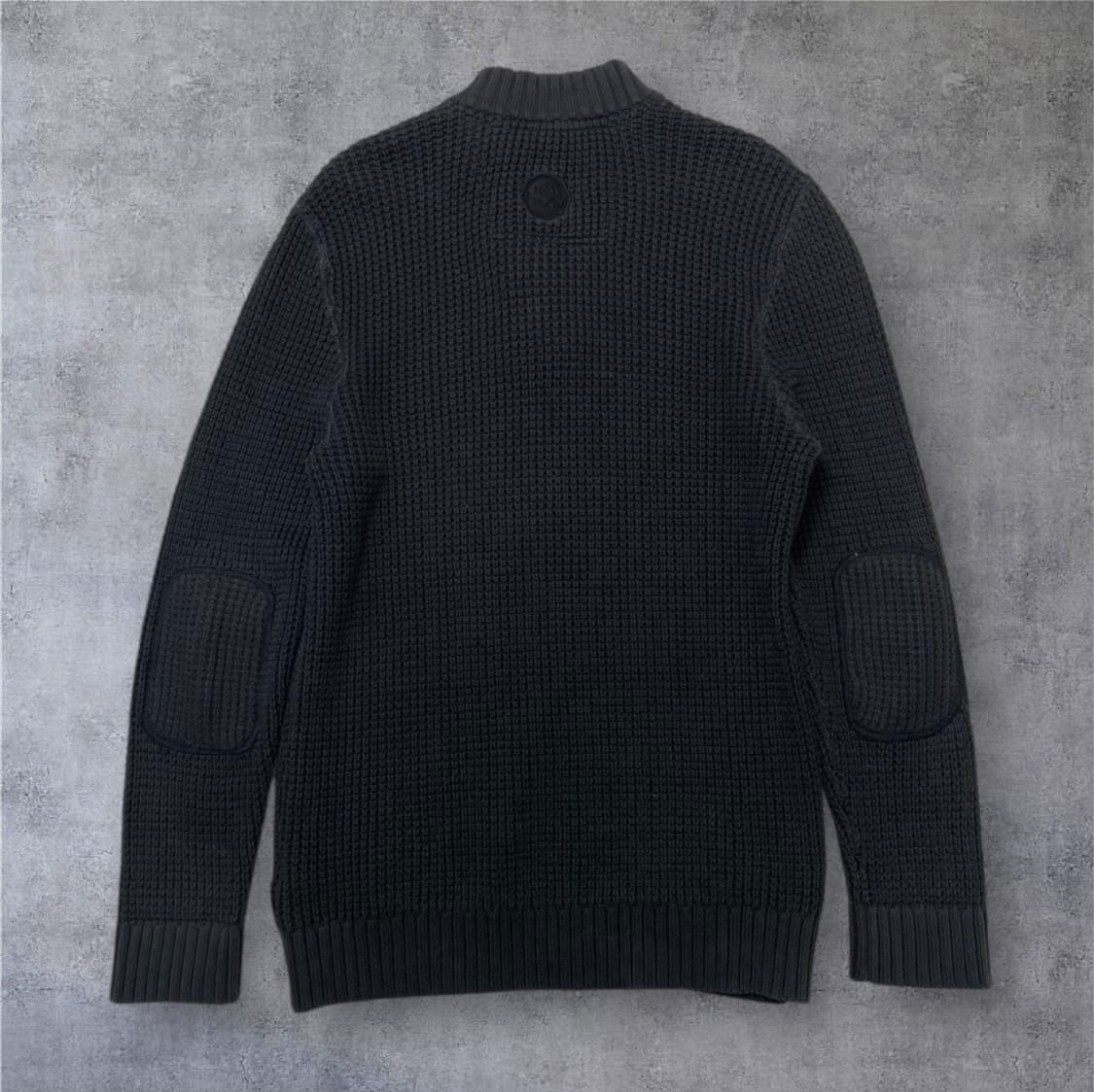 할리 데이비슨 Harley davidson 블랙 와플 하프넥 니트 M 상품이미지9