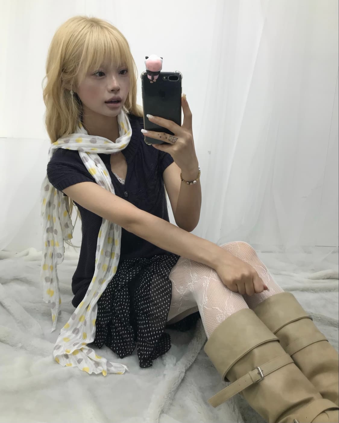 𝜗𝜚퍼플 도트 러블리 코디 set 𝜗𝜚  상품이미지1