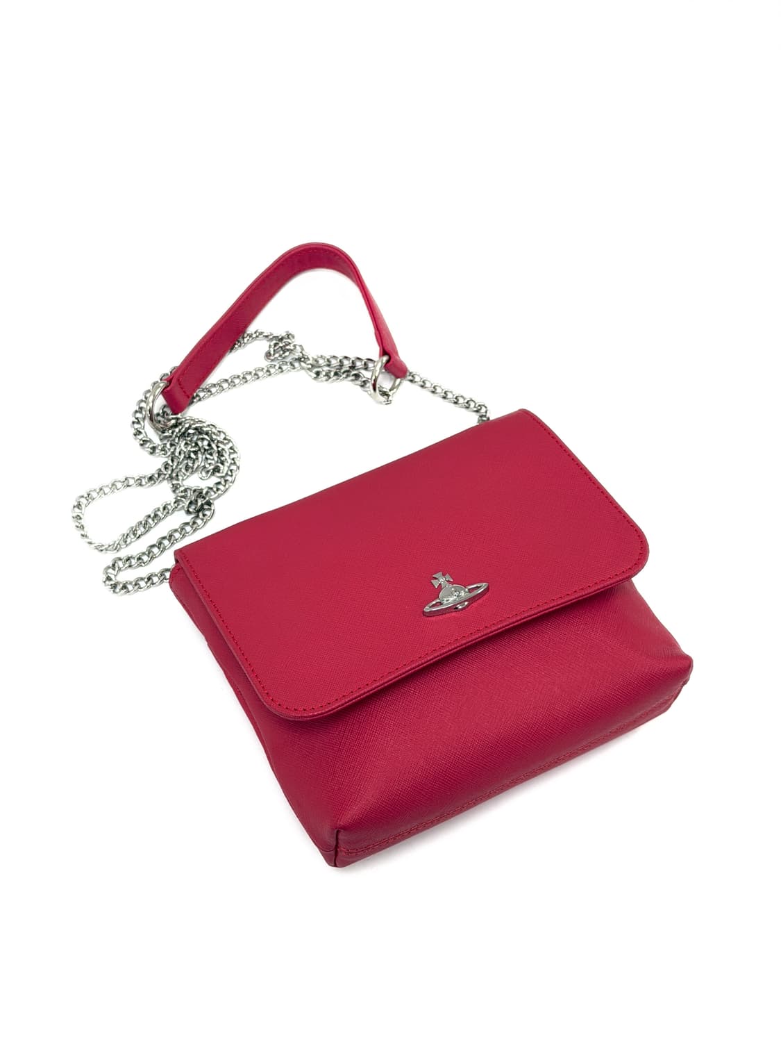 비비안 웨스트우드 사피아노 레더 미니 체인 크로스백 상품이미지1