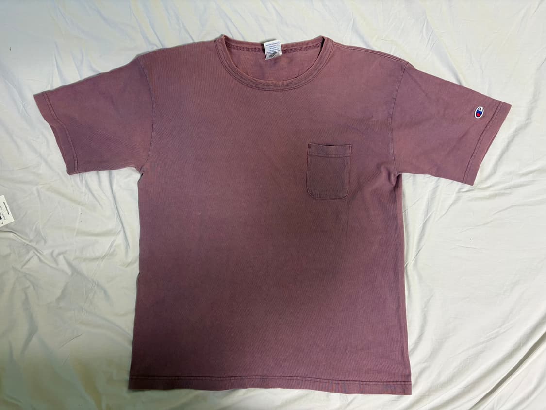 챔피온 T1011 티셔츠 핑크 상품이미지1