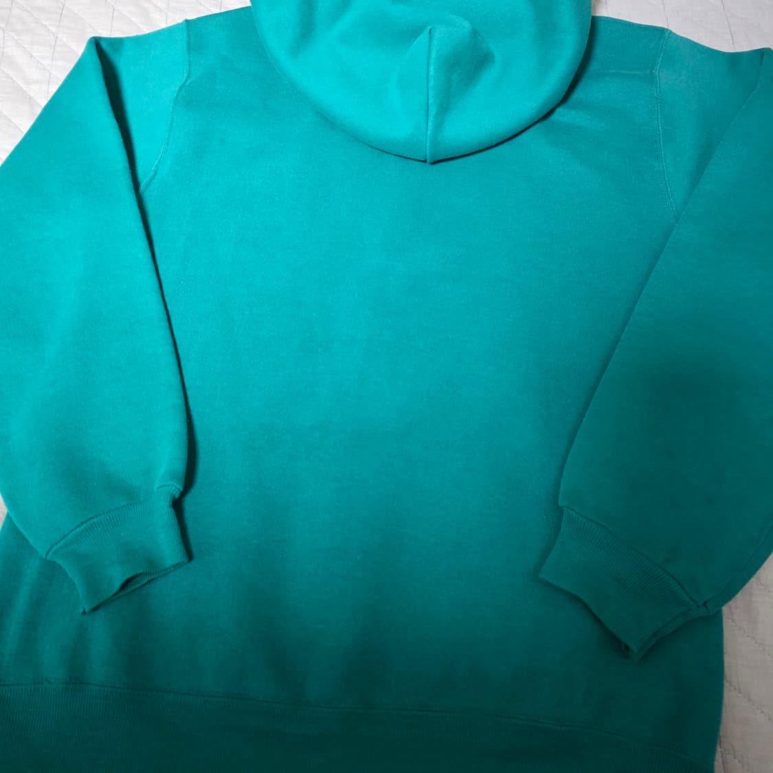 [L] 80s 러셀 애슬레틱 후드집업 틸그린 ver 레드택 상품이미지5