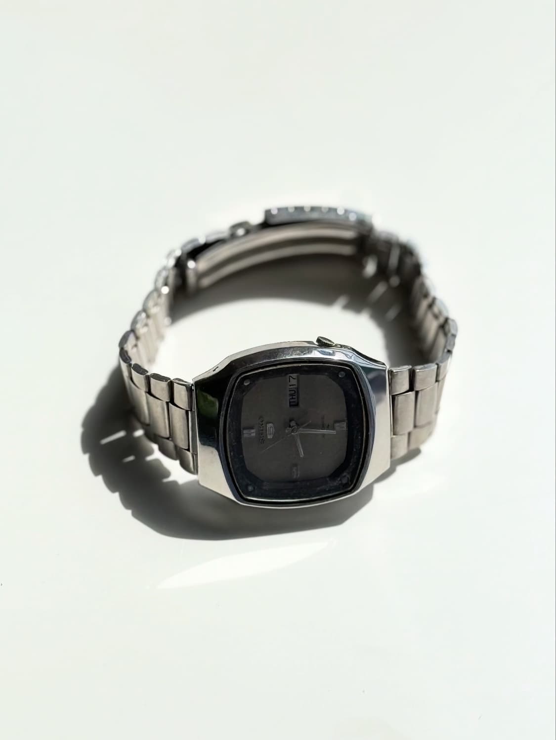 80s Seiko5 Automatic Vintage Metal Watch 상품이미지3