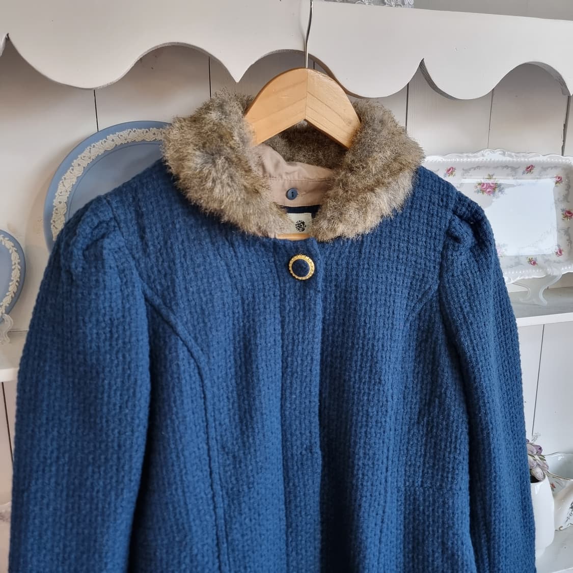 earth music&ecology(어스) 러플 코트 상품이미지2