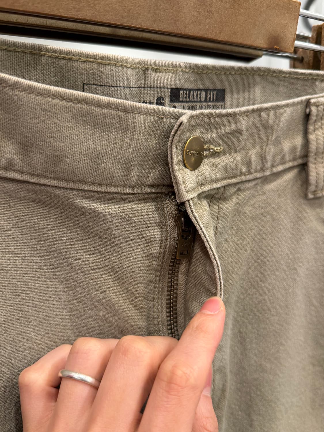 Carhartt 칼하트 덕 캔버스 싱글니 카펜터 워크 팬츠 (36) 상품이미지2