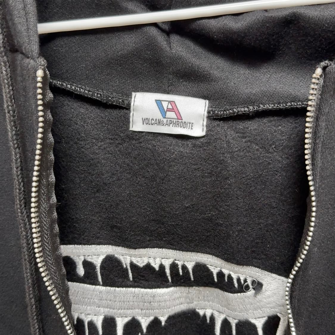 볼칸 서브컬쳐 자수 로고 후드집업 양산형 지뢰계 빈티지 레플렘 상품이미지5