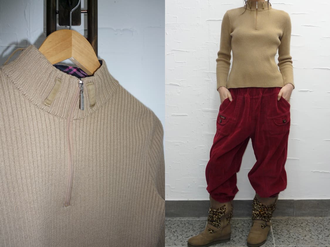 loop neck knit 상품이미지1