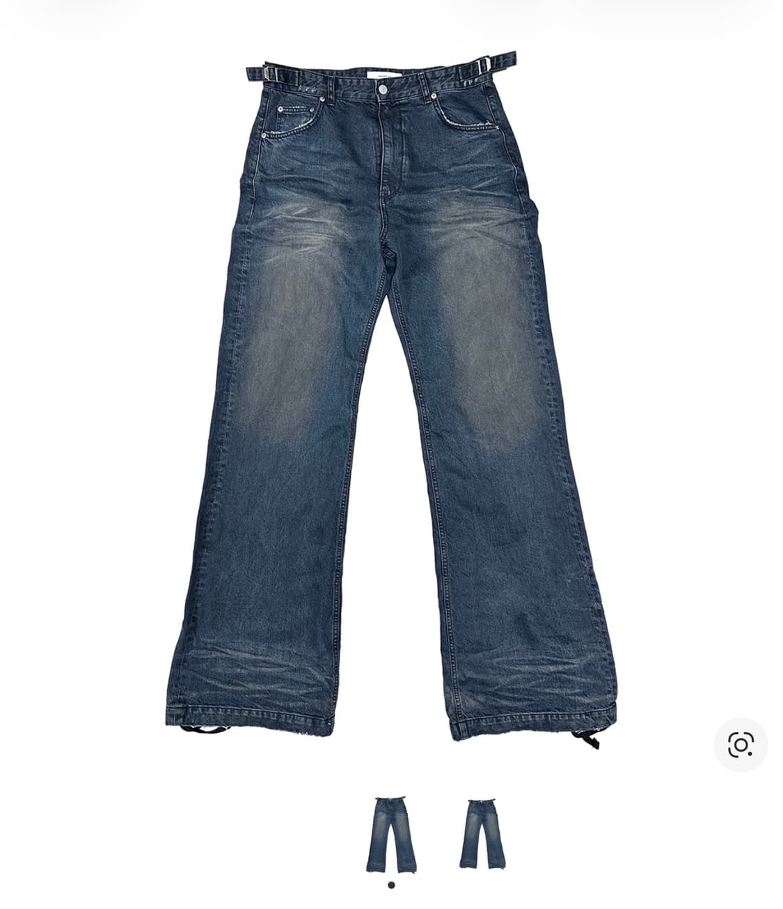 [2] 논노드 젠 더티 오일 워시드 데님 팬츠 상품이미지1