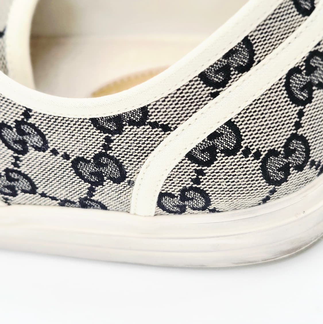 구찌 캔버스 로우탑 남성 스니커즈 7 1/2 상품이미지9