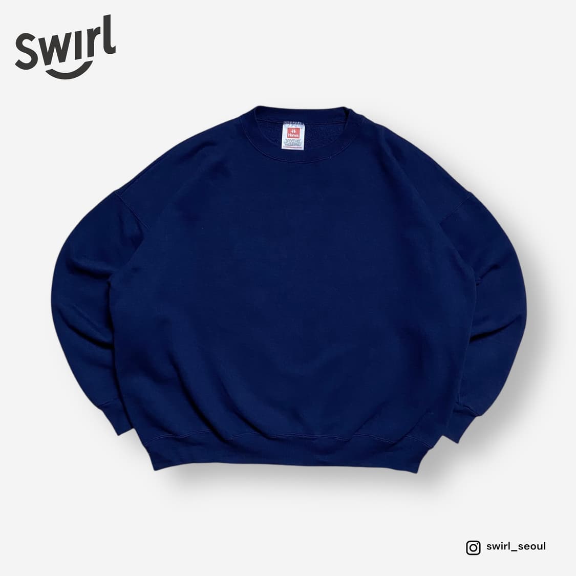 🌊Hanes Navy sweatshirts 상품이미지1