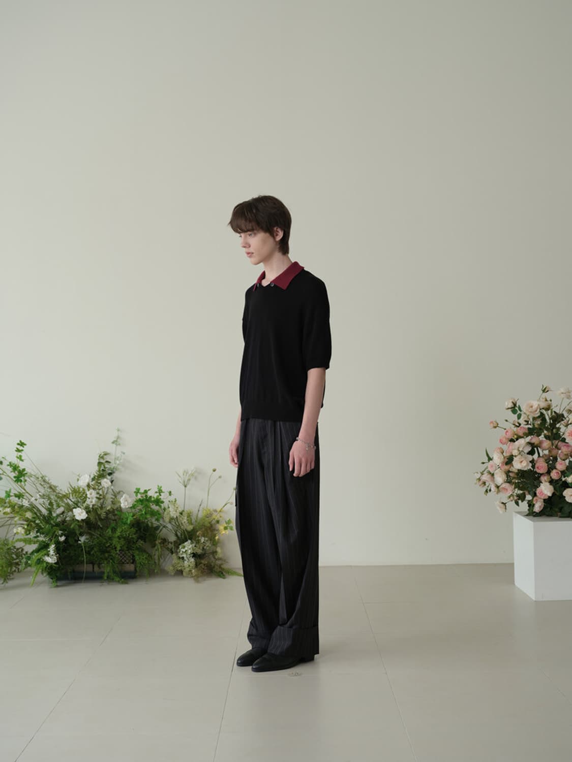 웨이비니스 Deep One Tuck Turn up Slacks 상품이미지1