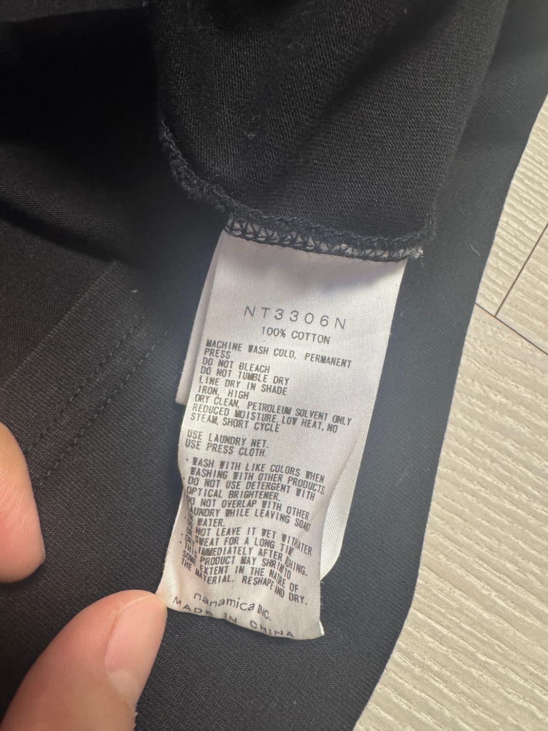 노스페이스 퍼플라벨 / 7oz L/S Mock Neck Tee / M 상품이미지8