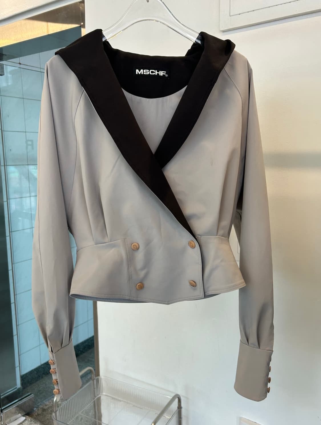 MISCHIEF 미스치프 케이프 후디 자켓 상품이미지1