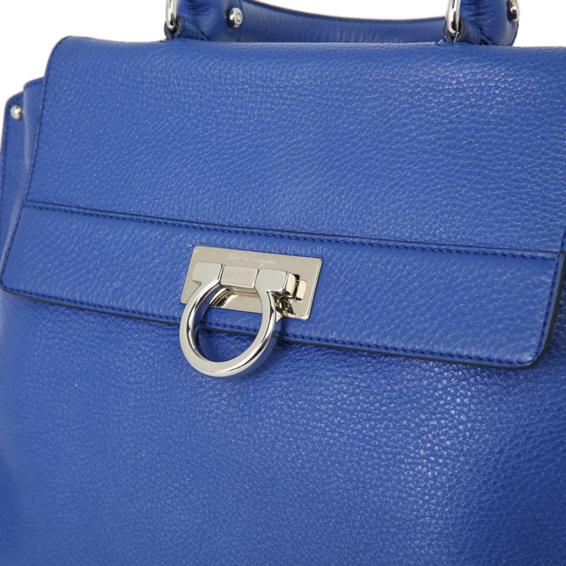 페라가모 소피아 토트백 블루 간치니 보스턴 21F896 상품이미지8
