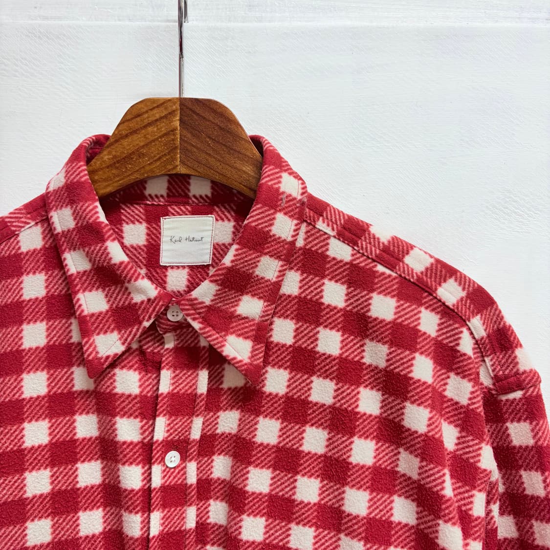 Karl Helmut FLEECE 칼 헬무트 플리스 체크 남방 셔츠   상품이미지2