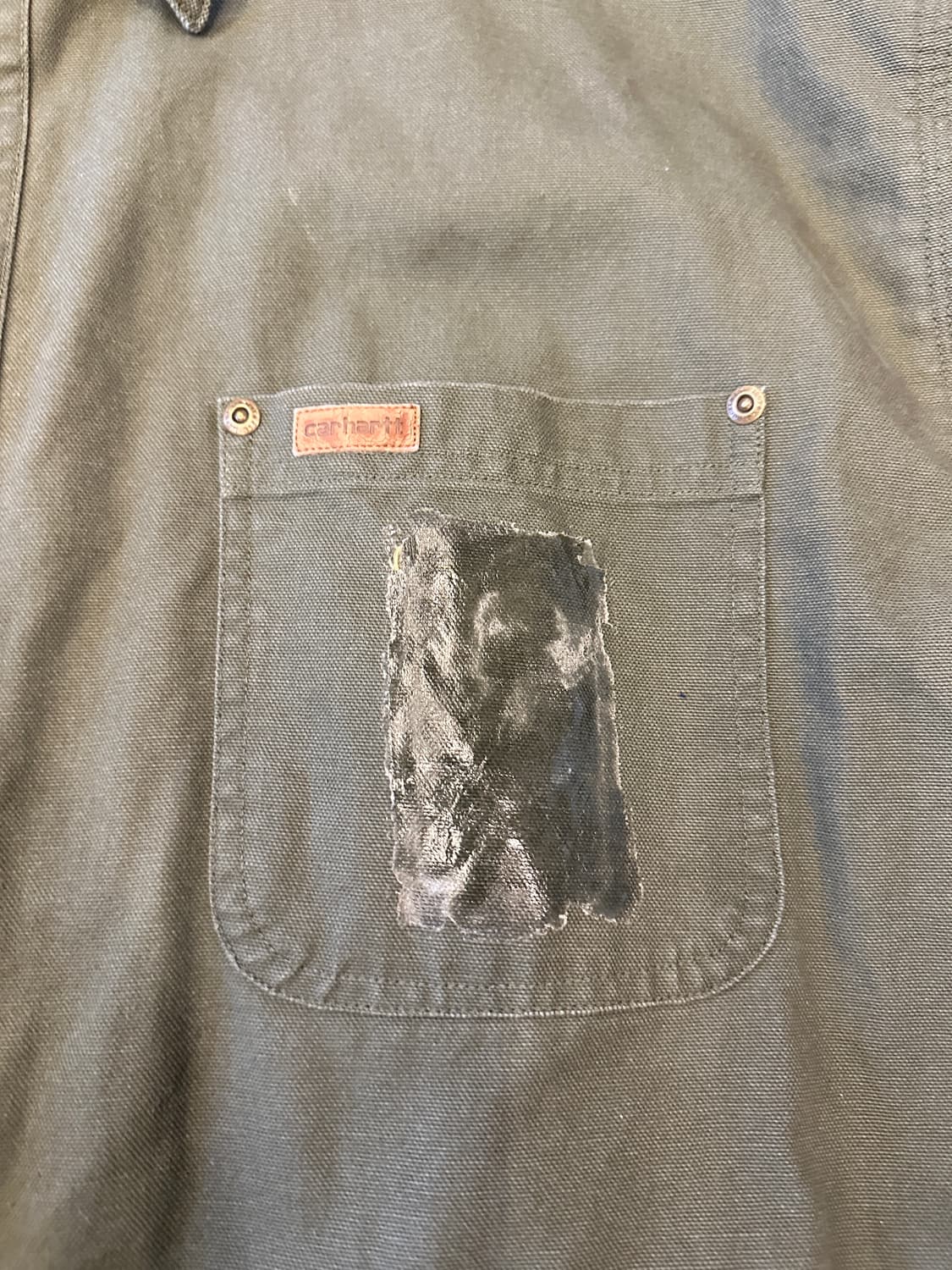 Carhartt AC/DC RockBand 칼하트 락밴드 워크 셔츠 XL 상품이미지4