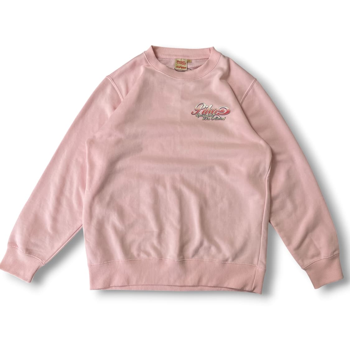 피코 핑크 프린트포인트 맨투맨 L 상품이미지1