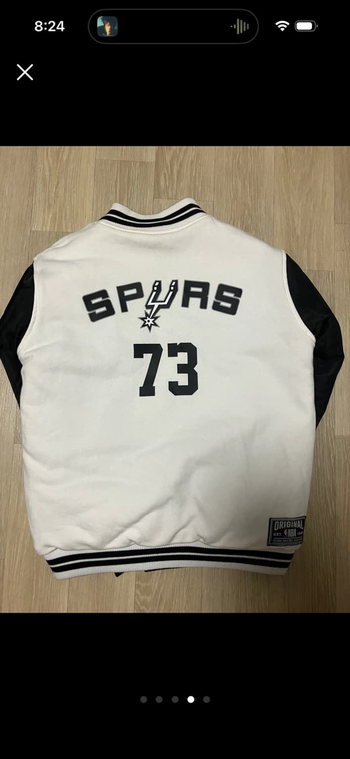 NBA 스퍼스 바시티 자켓 S 상품이미지2