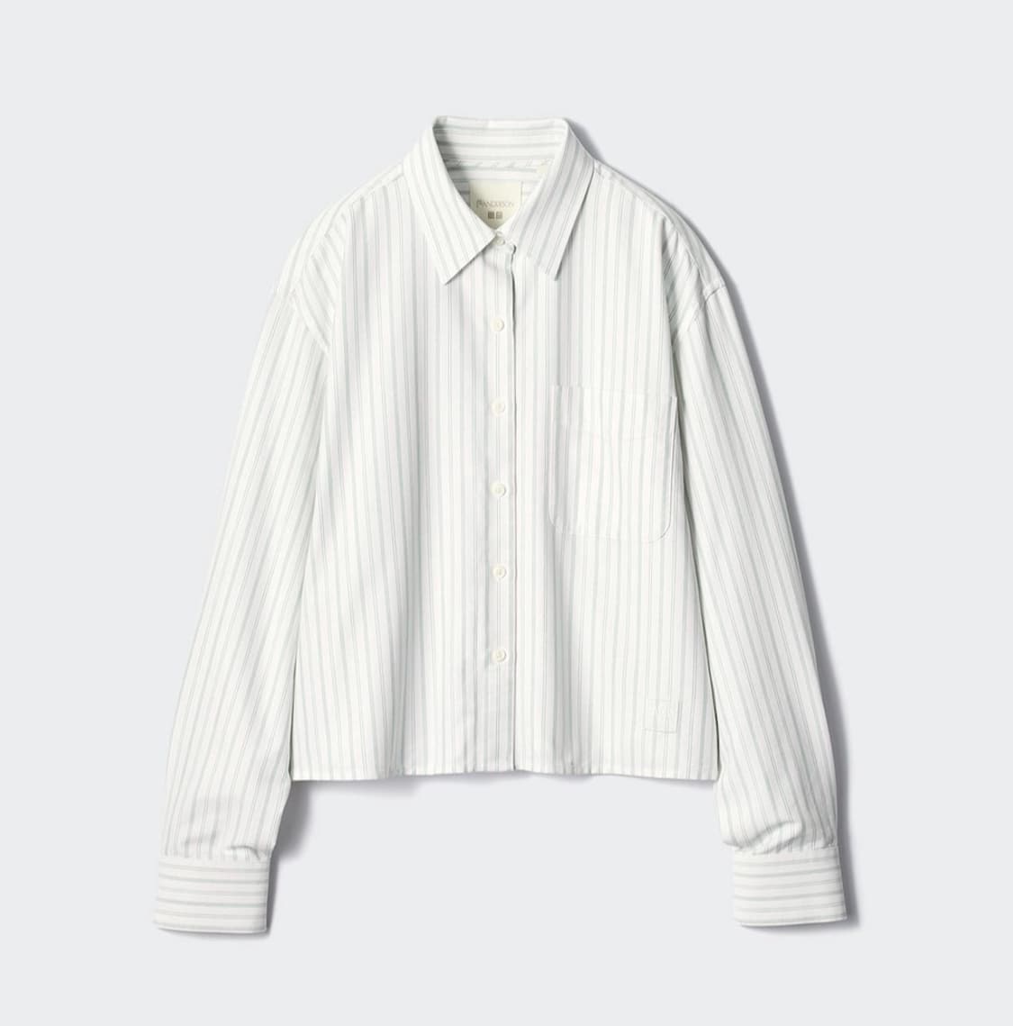 유니클로 옥스포드 박시셔츠 스트라이프 오프 화이트 XXL 상품이미지1