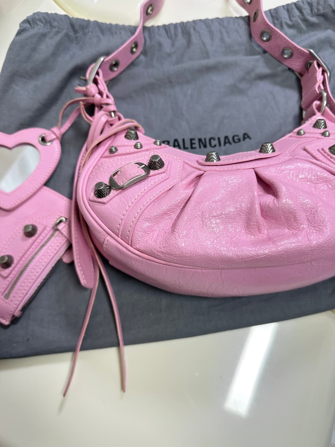 [A+ 정품] 발렌시아가 르카골 핑크 xs 상품이미지6