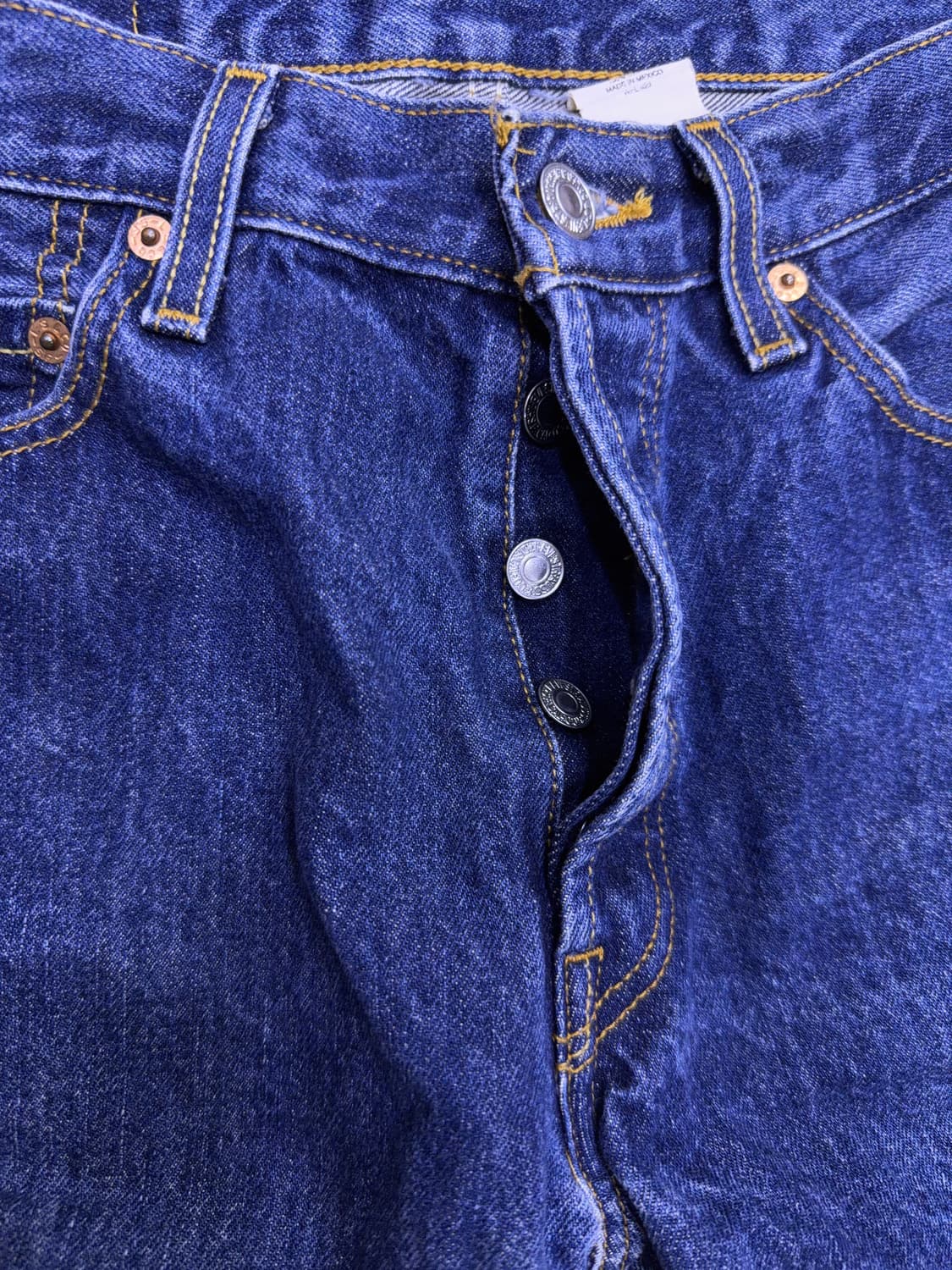 리바이스 501 레귤러핏 00's 멕시코 메이드 빈티지 데님팬츠 30 상품이미지4