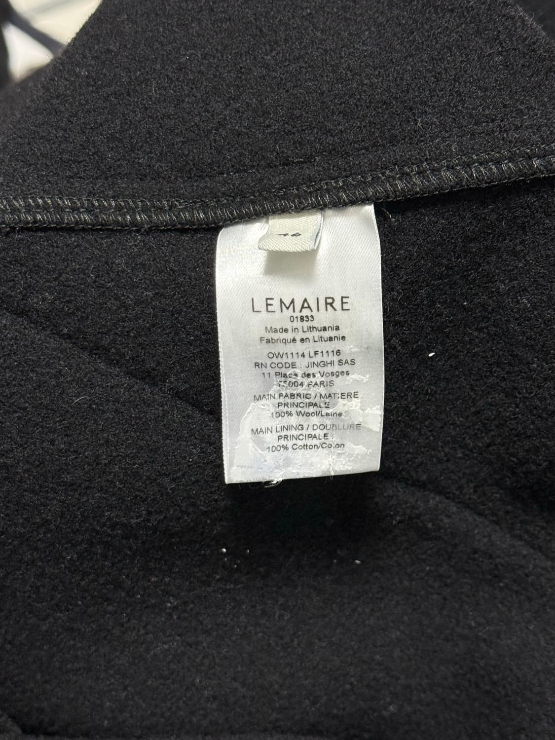 르메르 디스패치 피코트 46사이즈 상품이미지5