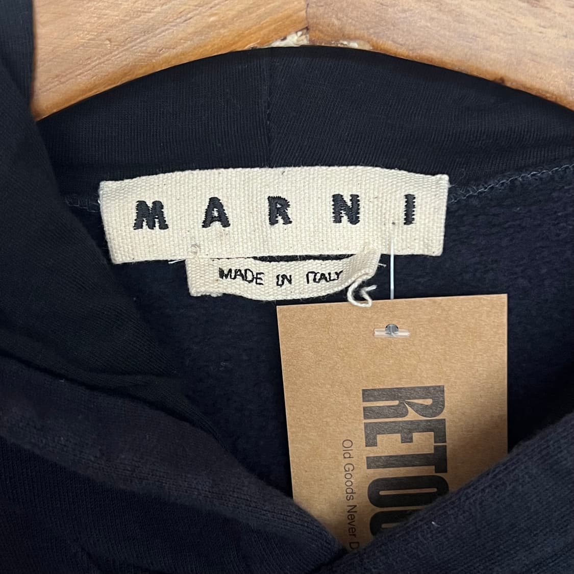 마르니 테잎 체크 후드티 상품이미지2