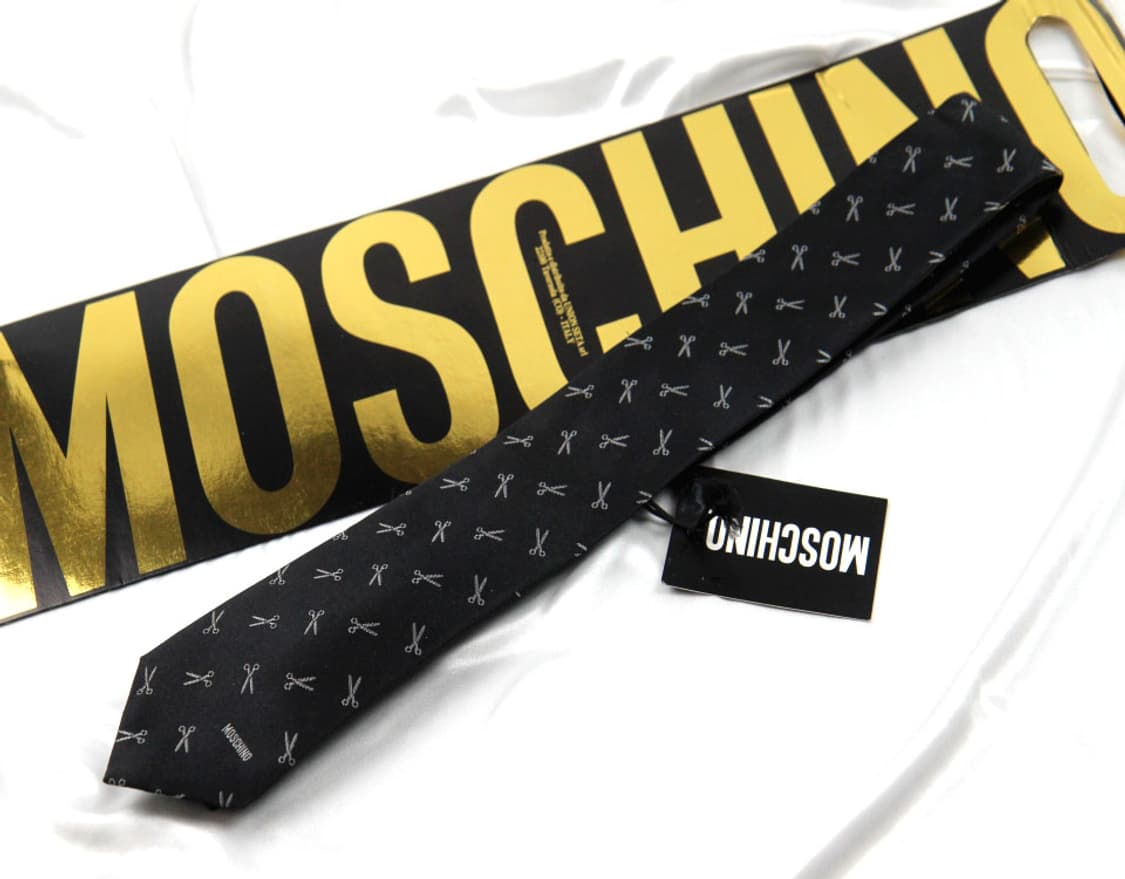 모스키노 6.4cm 신형 미사용 남자 명품 넥타이 상품이미지1