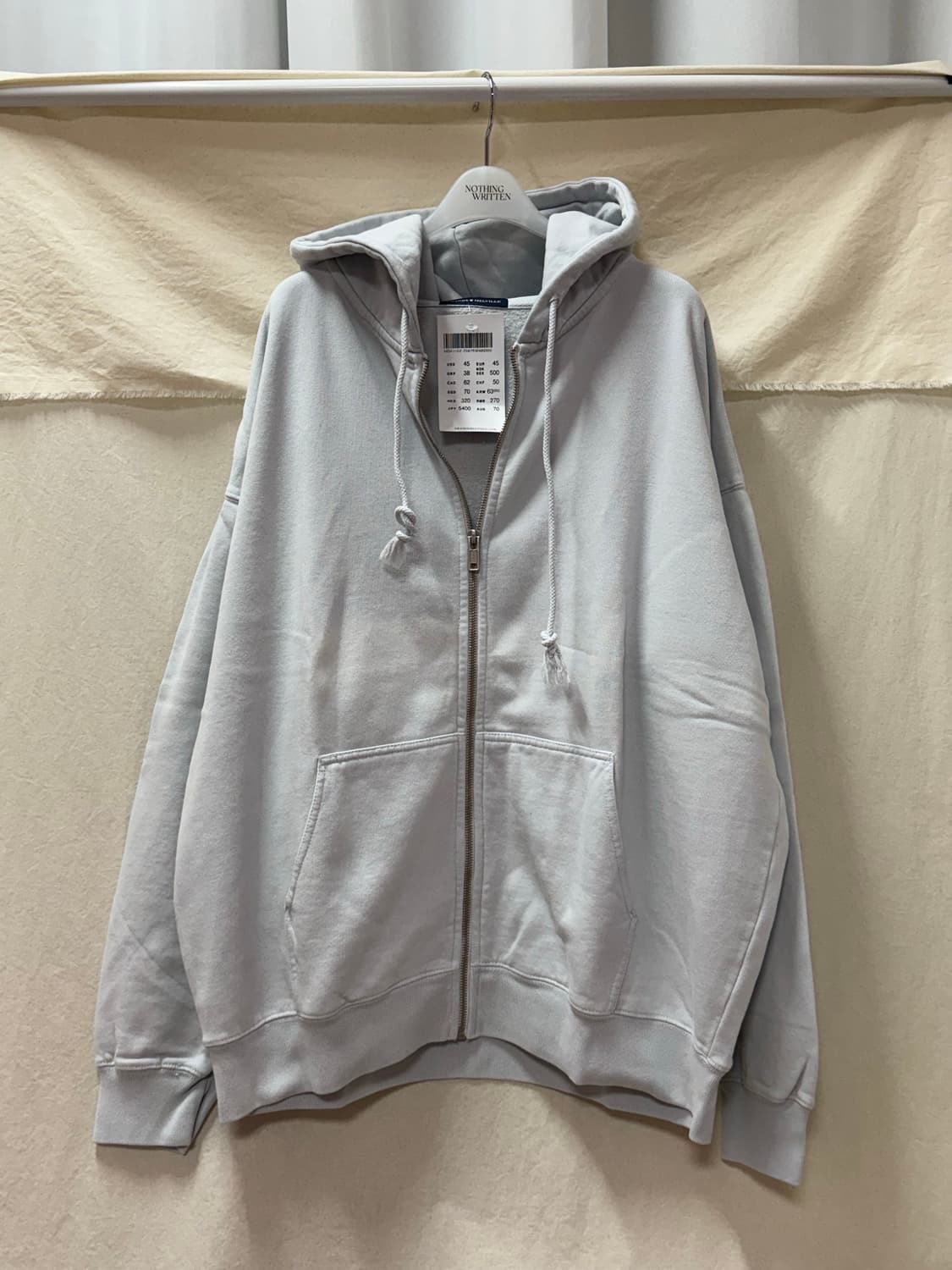 브랜디멜빌 크리스티 후드집업sky blue 상품이미지1