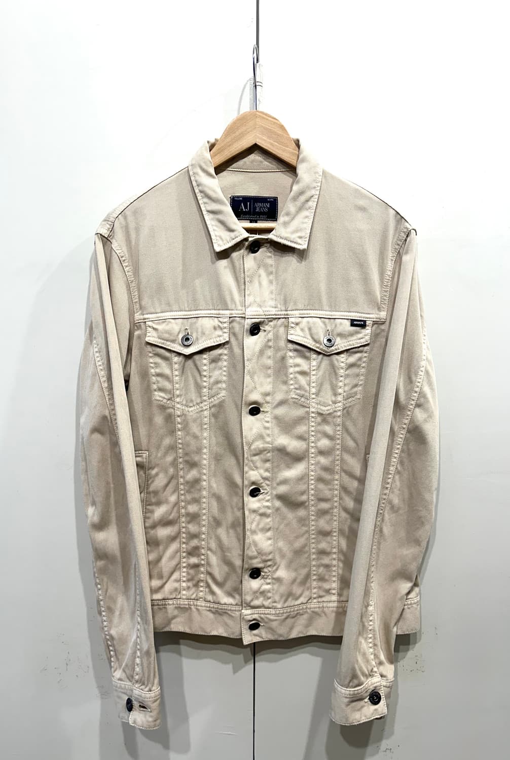 아르마니 진스 데님 트러커 자켓 상품이미지1