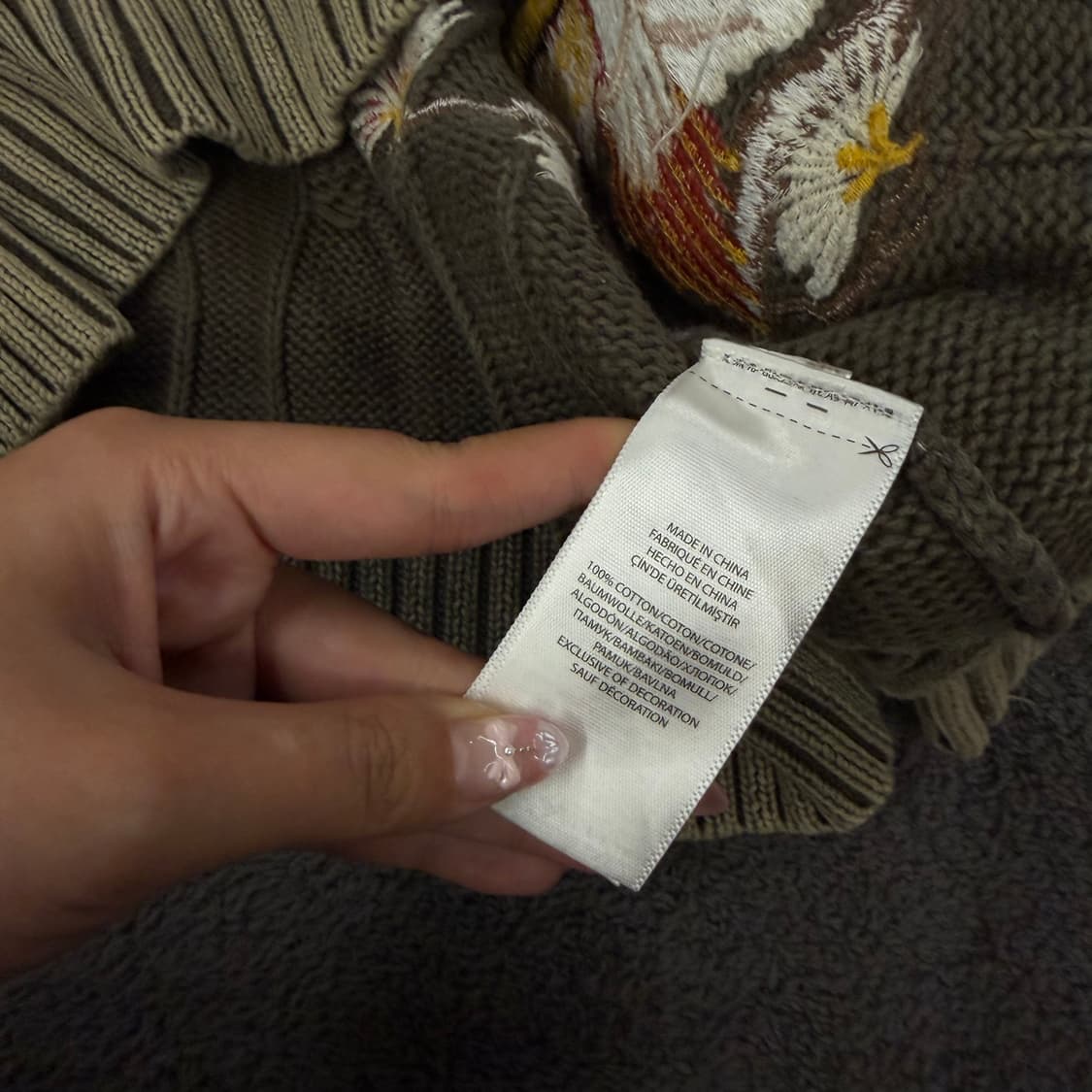 [정품/M] 폴로랄프로렌 자수 케이블 꽈배기 니트 상품이미지6