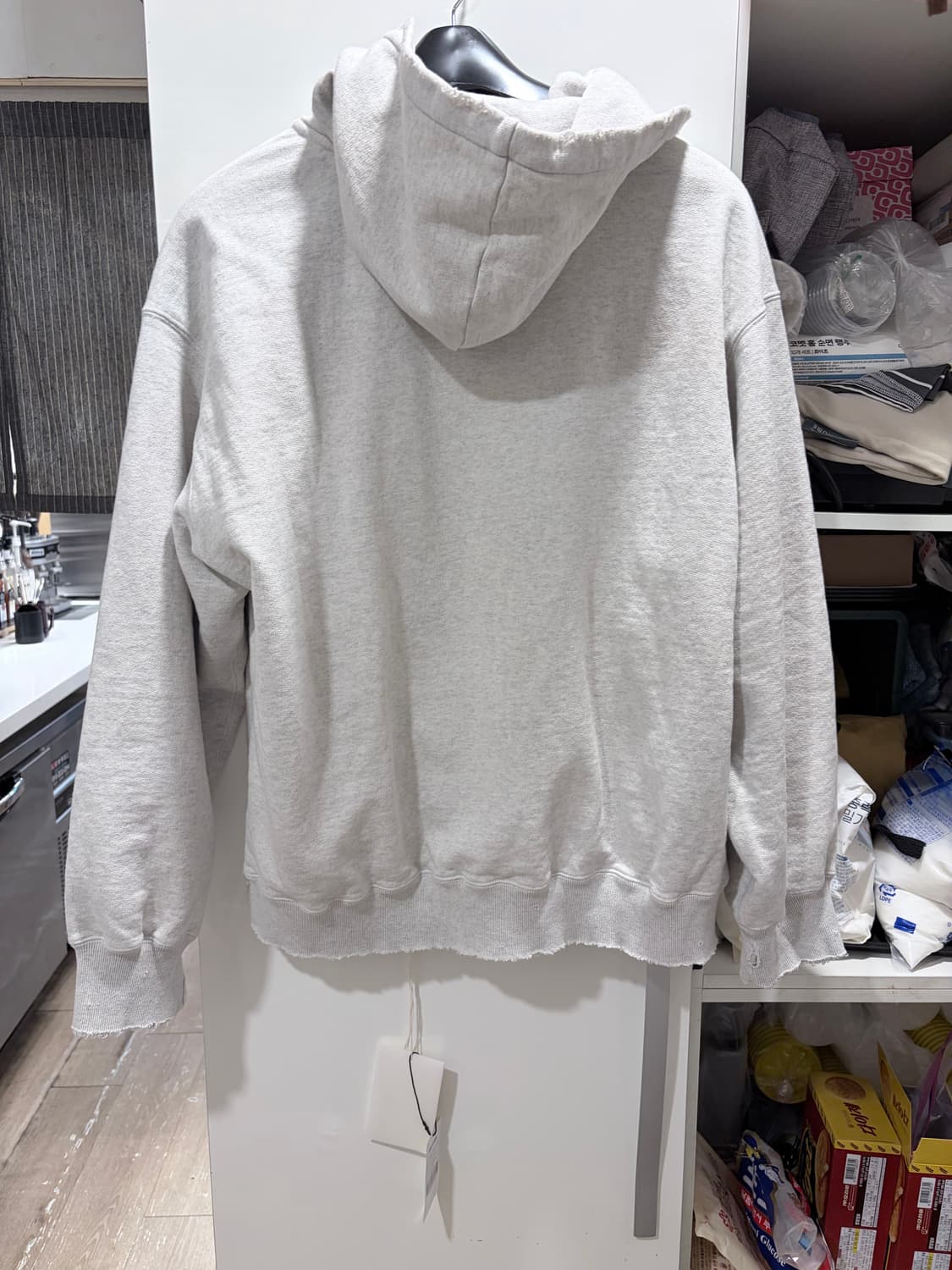 안셀름 디스트로이드 집업 후드 점퍼 3사이즈 상품이미지2