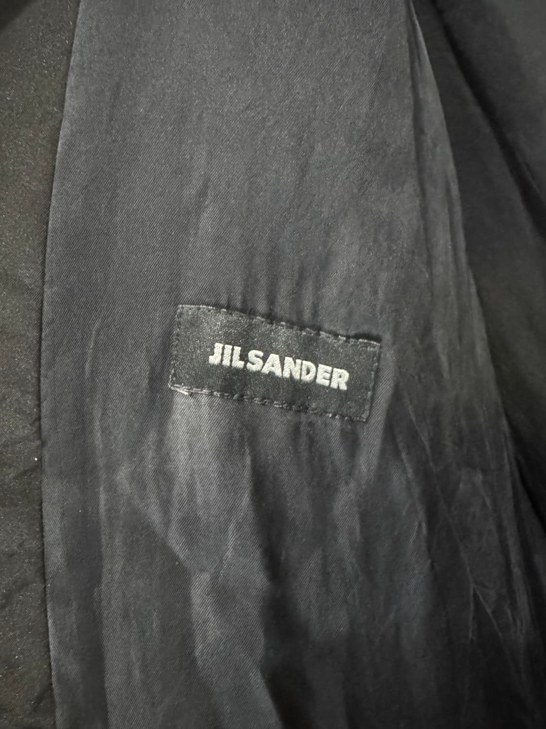 질샌더 블랙 코트 R48 정품 상품이미지4