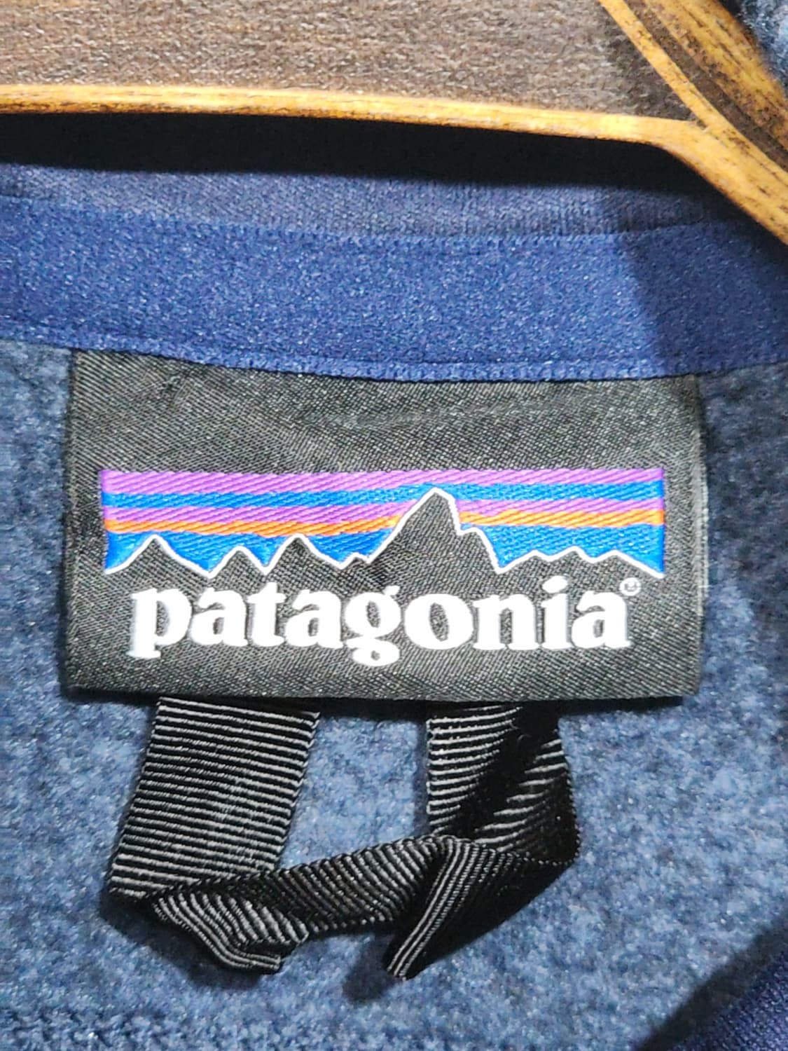 (S) 파타고니아 플리스 조끼 네이비 후리스 베스트 기모  상품이미지3