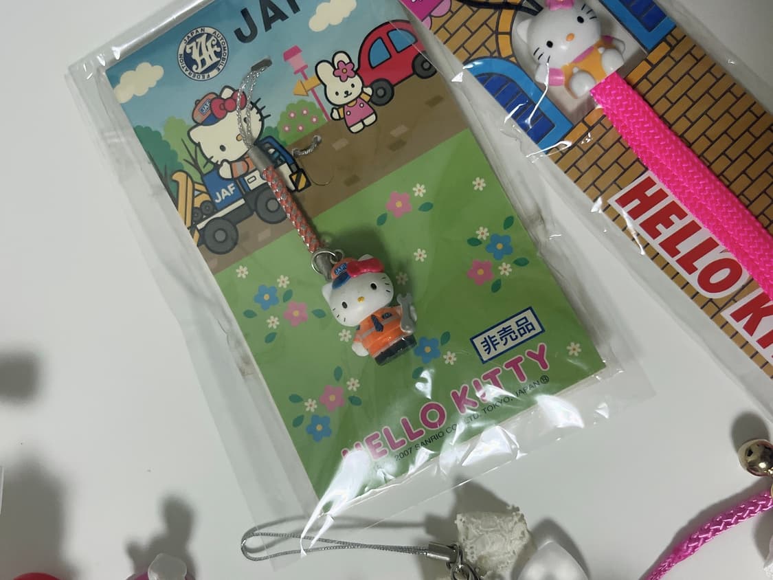 일괄 카오하나 키티 스트랩 비행기 키티 우주복 볼링 챠미 키티 부적 상품이미지5