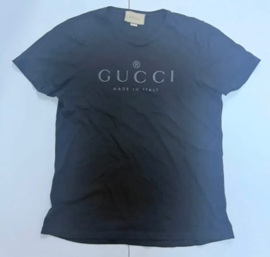 구찌 남성 반팔 블랙 gucci 상품이미지1