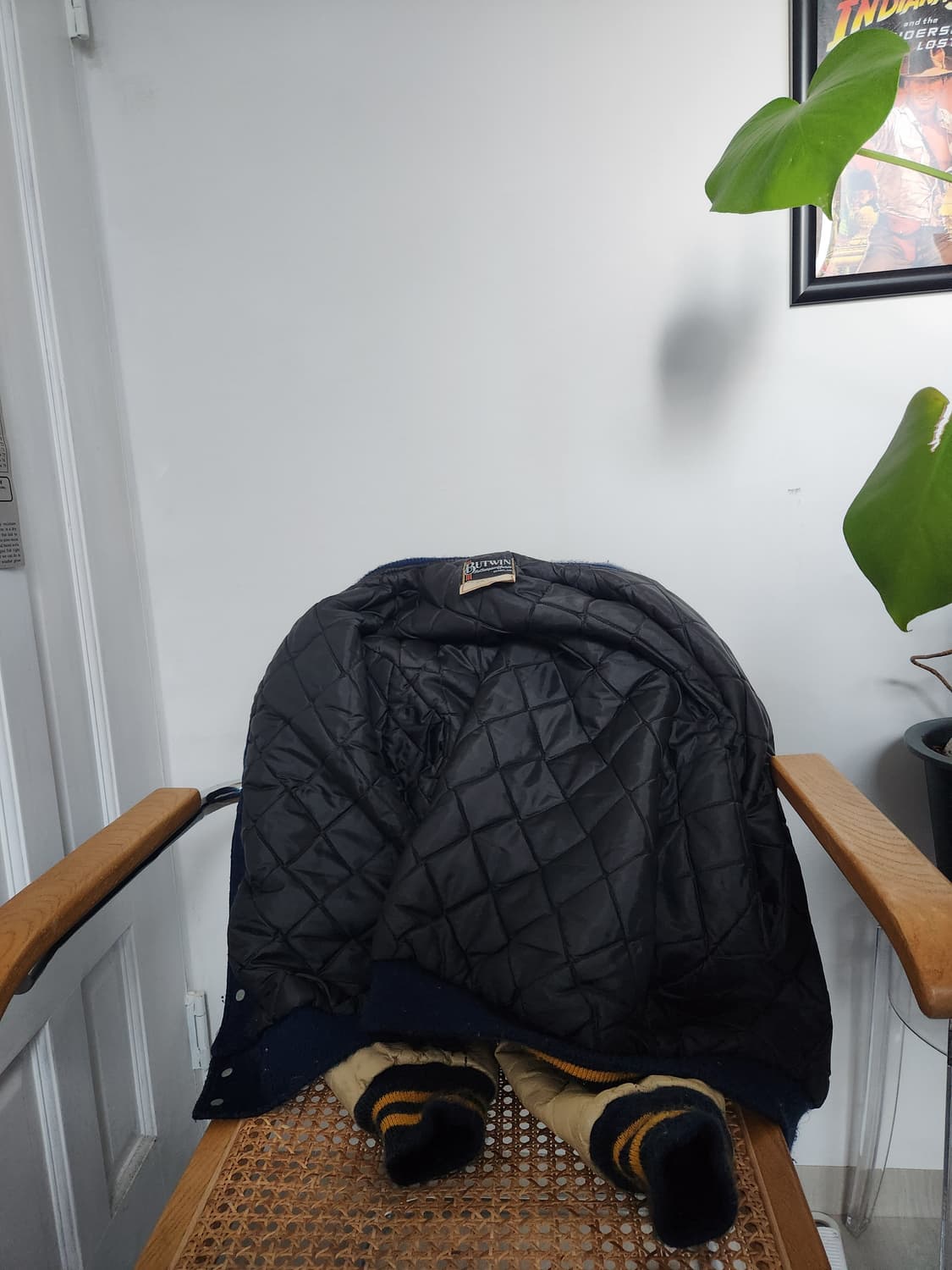 80s Butwin 레더 울 바시티 자켓(USAmade) 상품이미지9