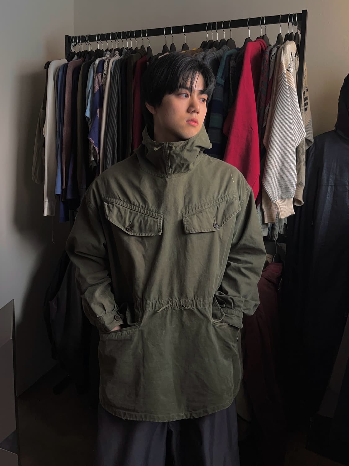 50s 프랑스군 오리지널 M50 마운틴 스목 파카 후드 상품이미지3