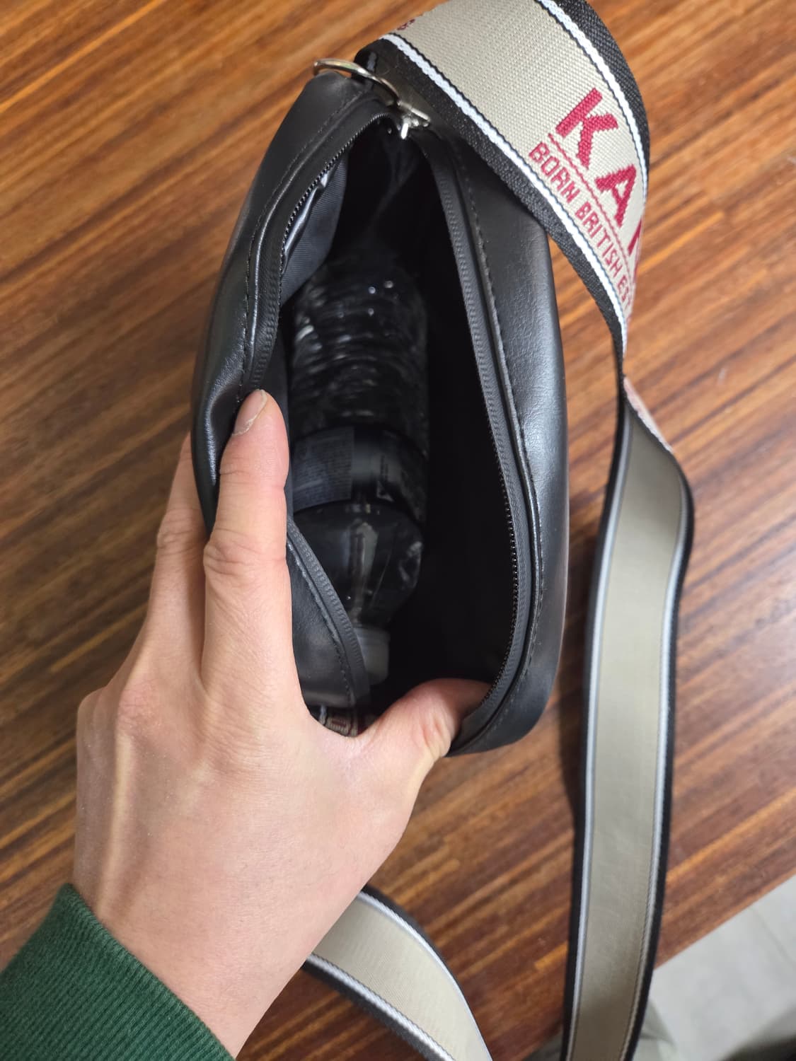 캉골 레더 크로스백  상품이미지3