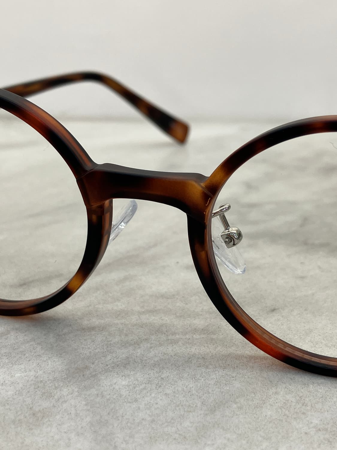 B59 HL 데미 라운드 뿔테 안경7671 상품이미지5