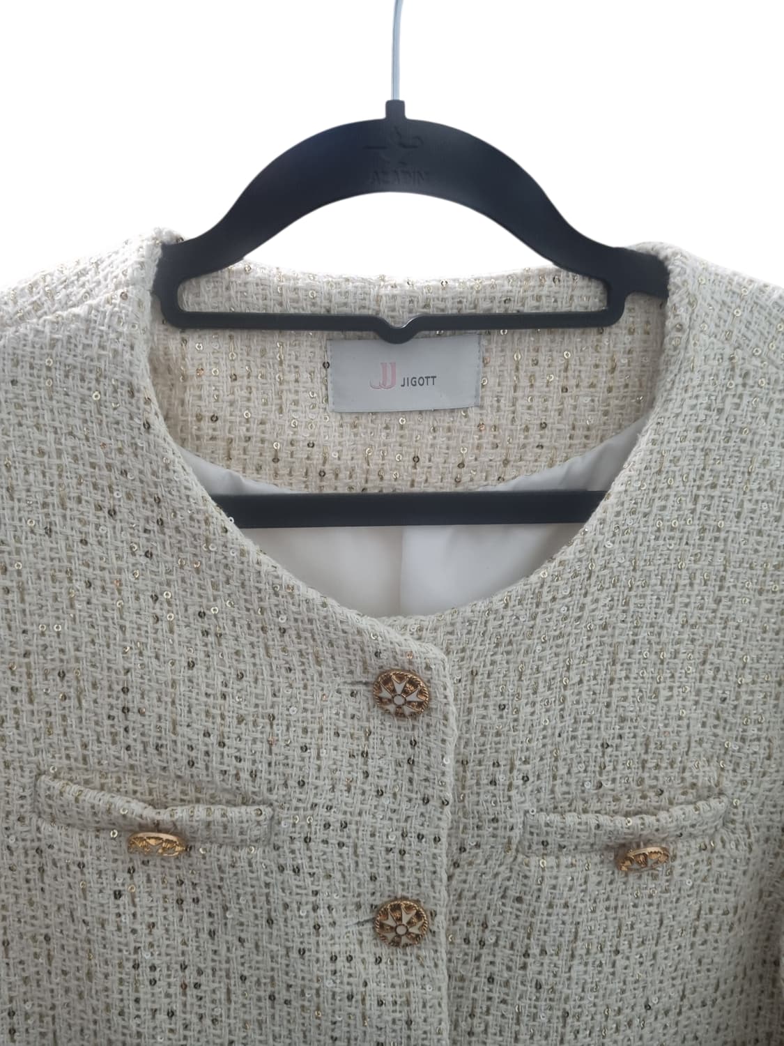 JJ지고트 간절기 트위드 자켓 55 상품이미지3