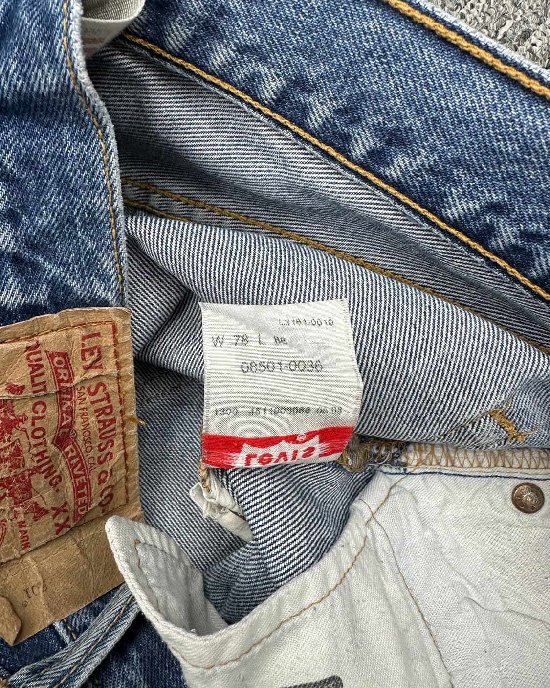 (허단41)00'S 리바이스 501-M1921 상품이미지3